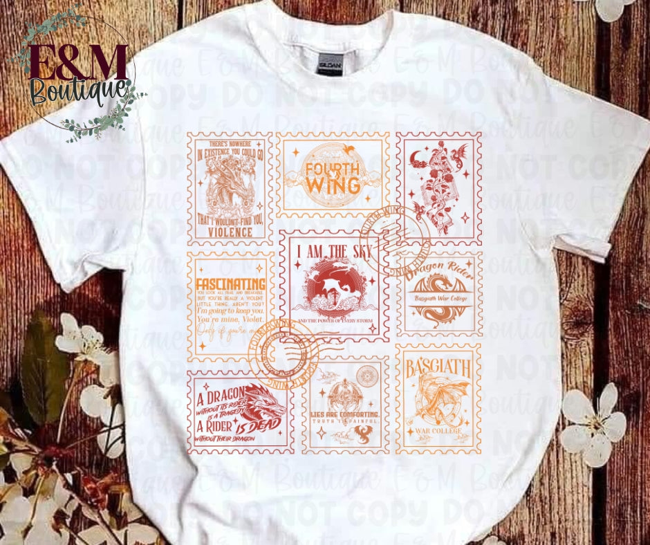 Fourth Wing Collage