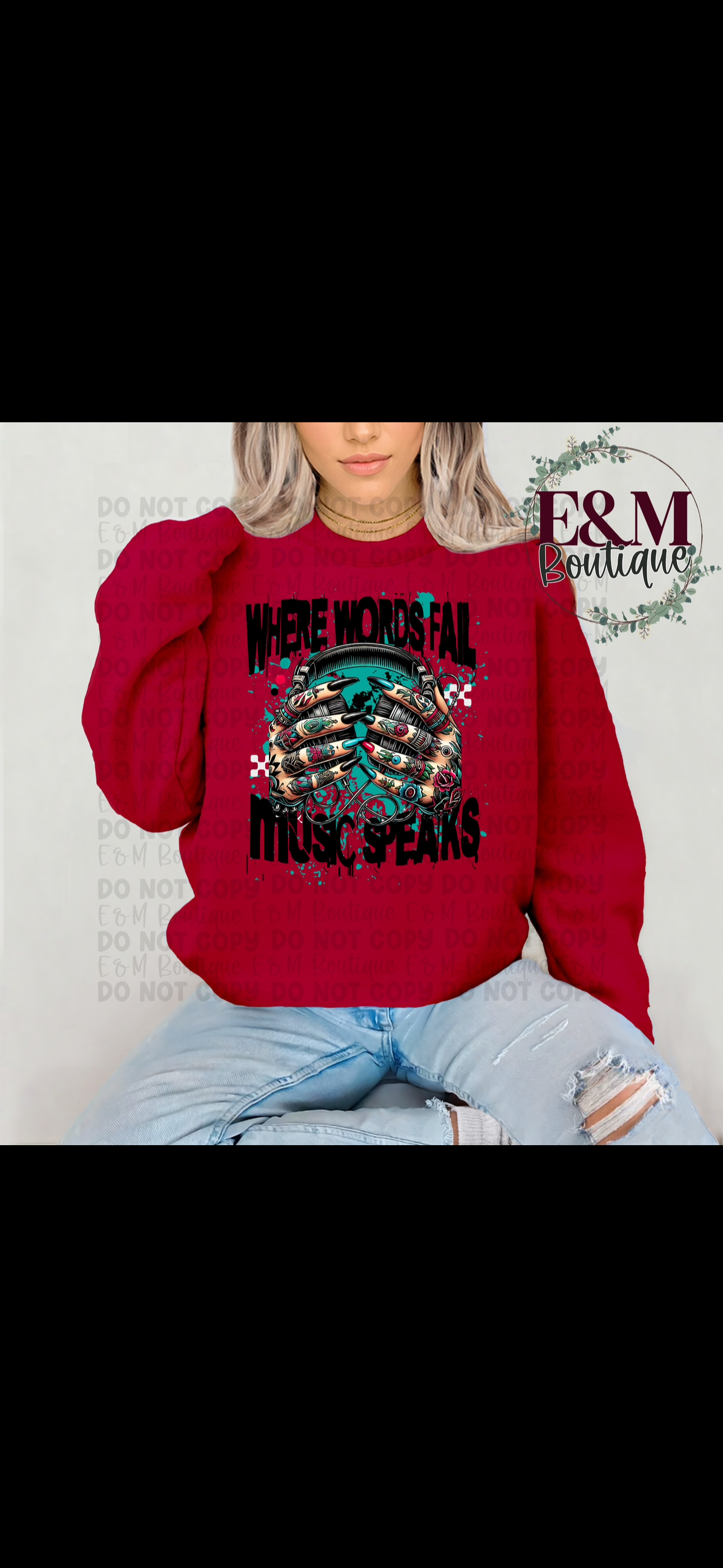 Where words fail, music speaks