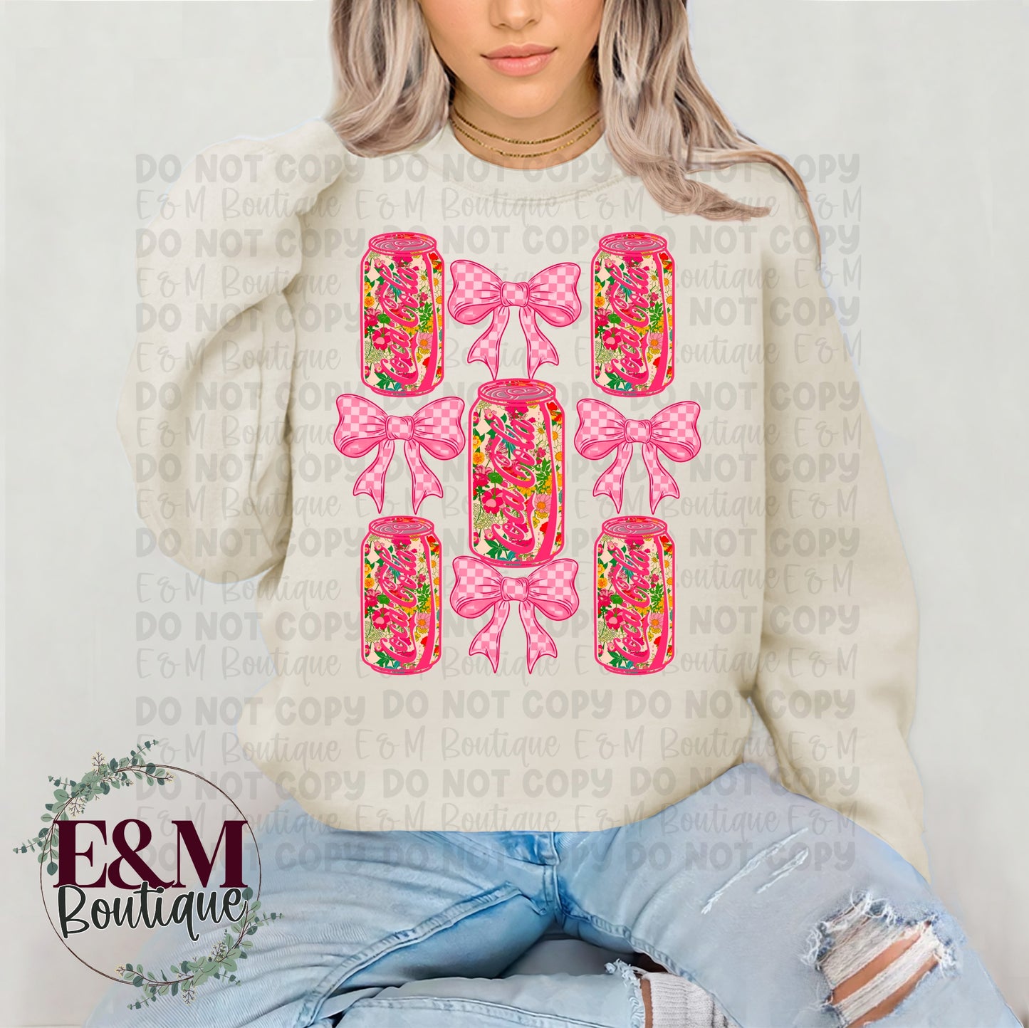 Floral Coca Cola Bow’s