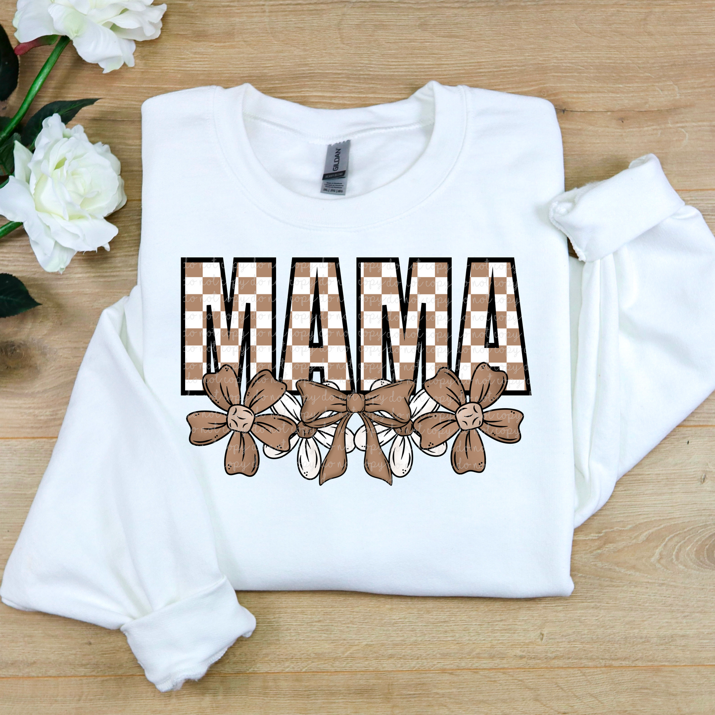 Tan Checkered Mama