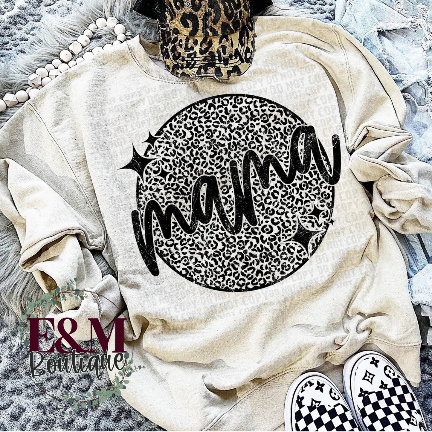 Checkered/Cheetah Mama