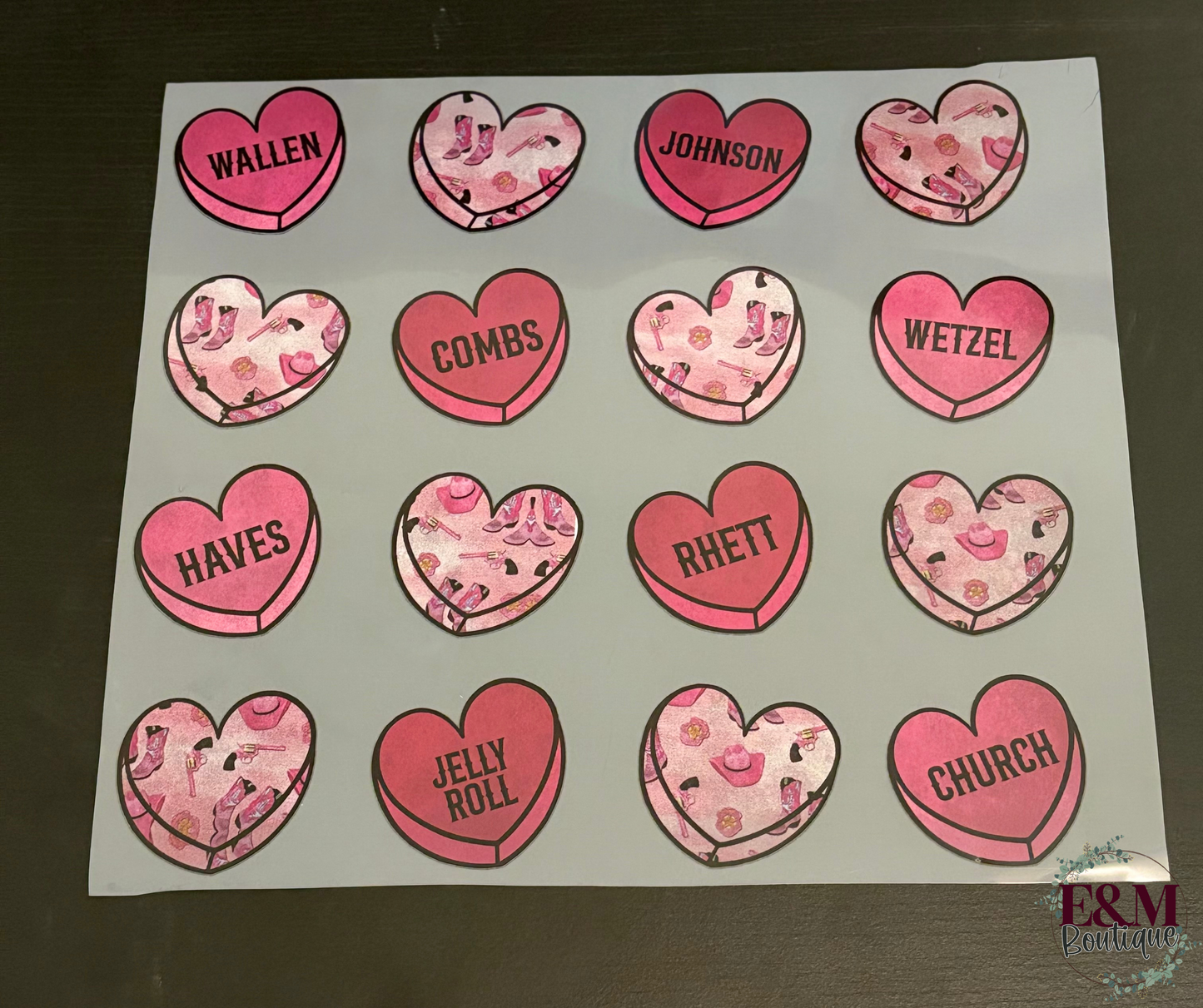 Country Hearts (misspelling)