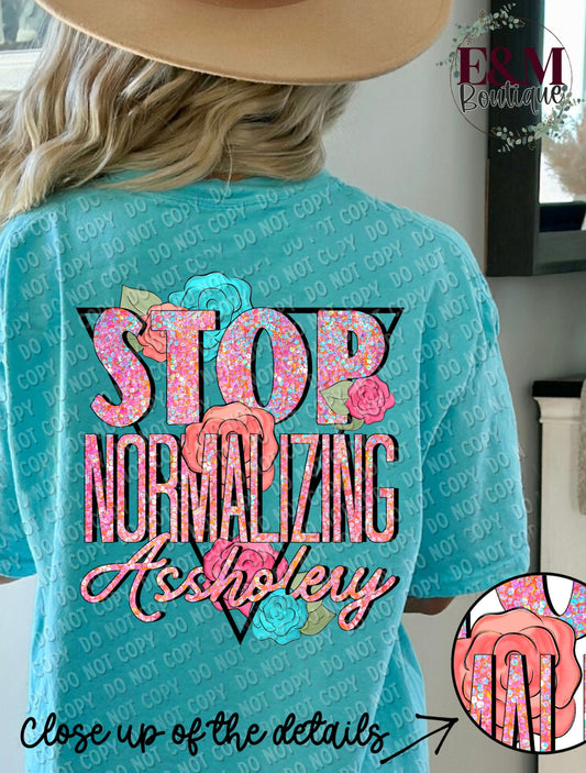 Stop Normalizing