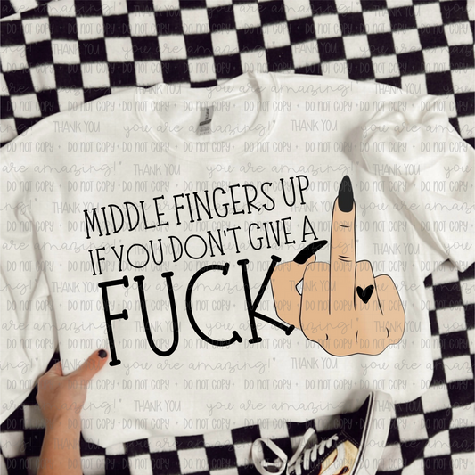 Middle Fingers Up