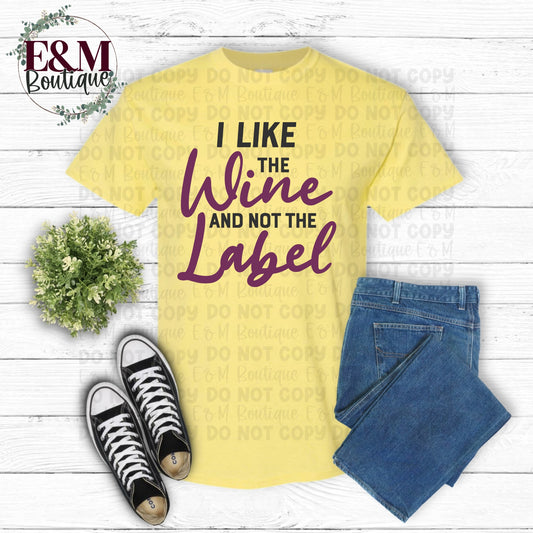 I Like the Wine and Not the Label
