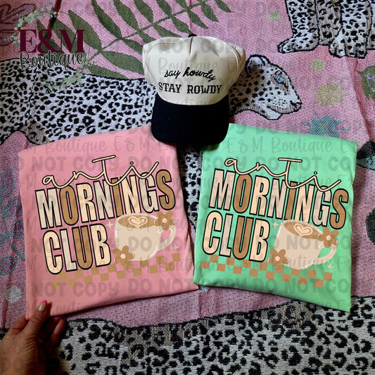 Anti-Mornings Club Outlined
