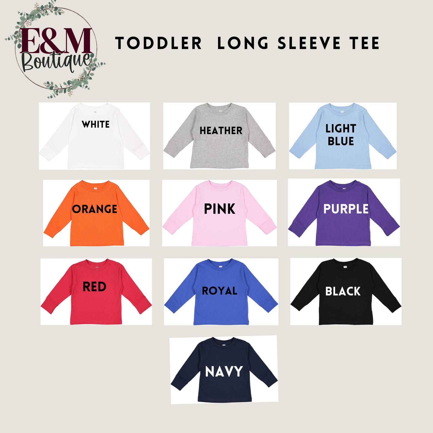 *Toddler Custom Design*