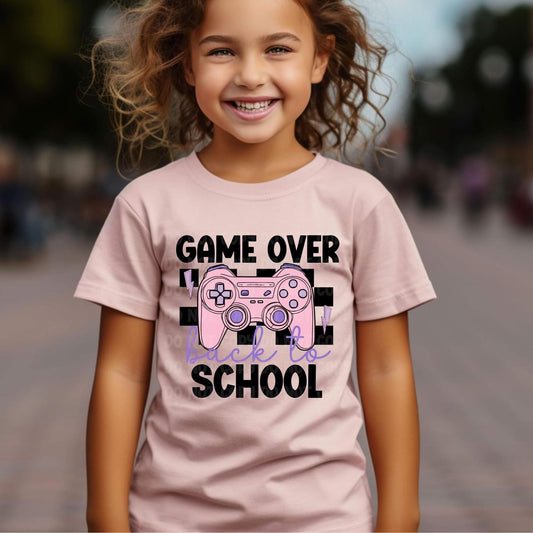 Game Over, Back To School(Pink Kids)