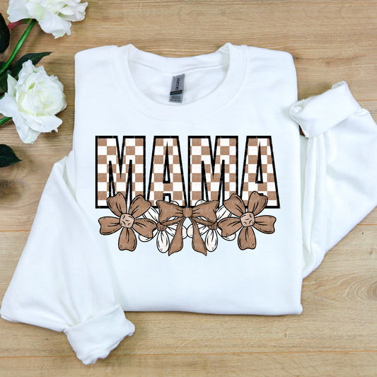 Tan Checkered Mama