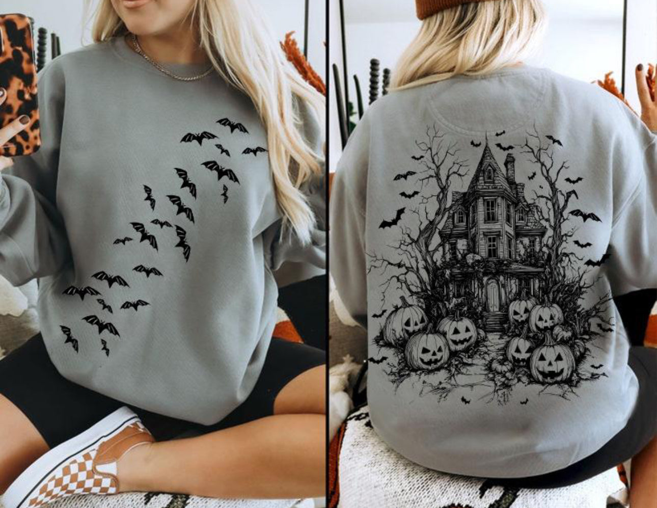 Haunted House With Bats