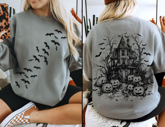 Haunted House With Bats