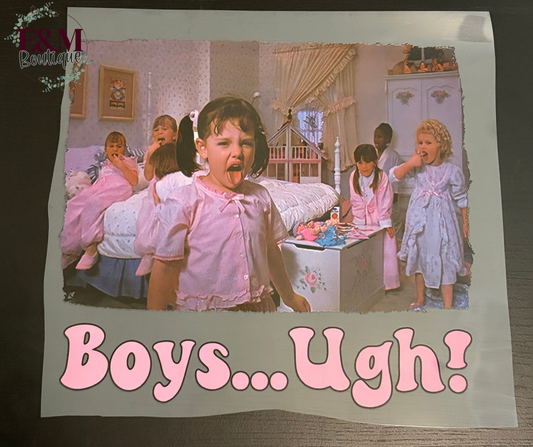 Boys... Ugh!