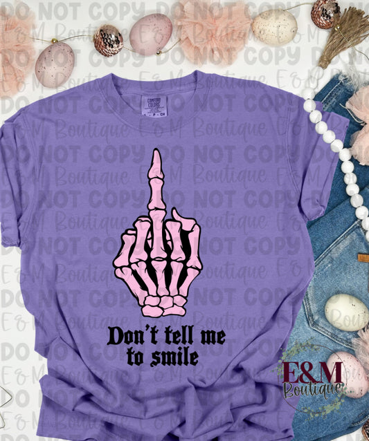 Don’t Tell Me to Smile
