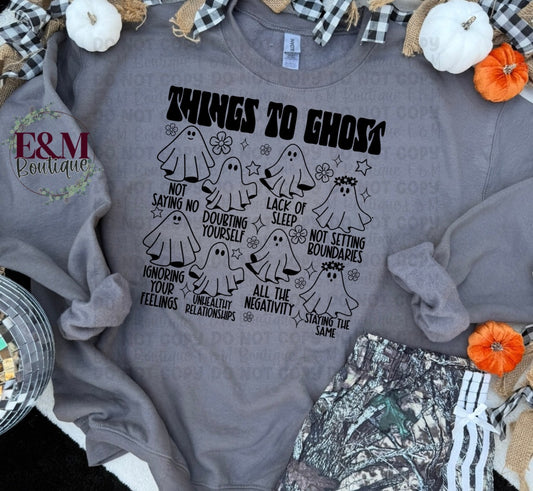 Things to Ghost