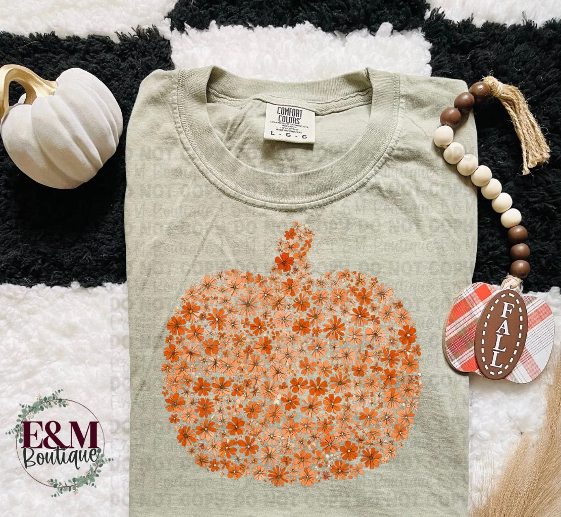 Floral Pumpkin